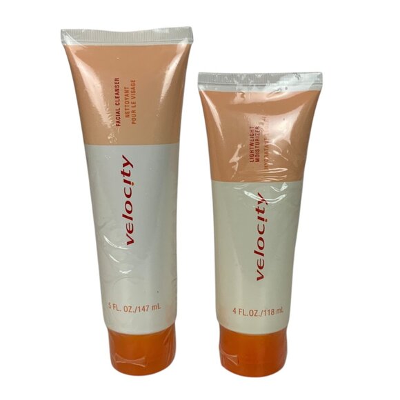 Mary Kay Velocity Facial Cleanser 5 Fl Oz & Lightweight Moisturizer 4 Fl Oz New - Picture 1 of 5
